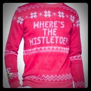 Men's Where's The Mistletoe Sweatshirt Size S